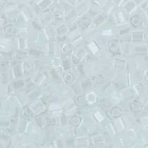 Бисер Япония "TOHO" CUBE 1.5 мм 5 г №0141 белый/перламутровый