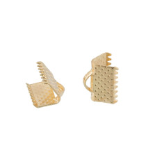 " Zlatka" Концевик FMK- E01 10 х 7 мм 6 шт 05 под золото