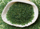 Бисер Япония MIYUKI Seed Beads 15/0 5г 0331 светло-топаз радужный изумрудная линия внутри