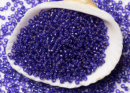 Бисер Япония MIYUKI Seed Beads 15/0 5г 1446 окрашенный красный фиолетовый серебряная линия внутри