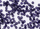 Бисер Чехия круглый 10/0 50г 30110h прозрачный очень темный синий квадратное отверстие